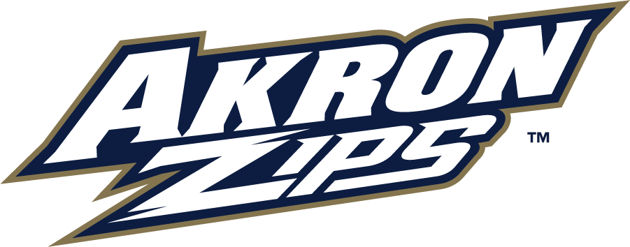 Akron Zips 2018-Pres Wordmark Logo diy DTF decal sticker